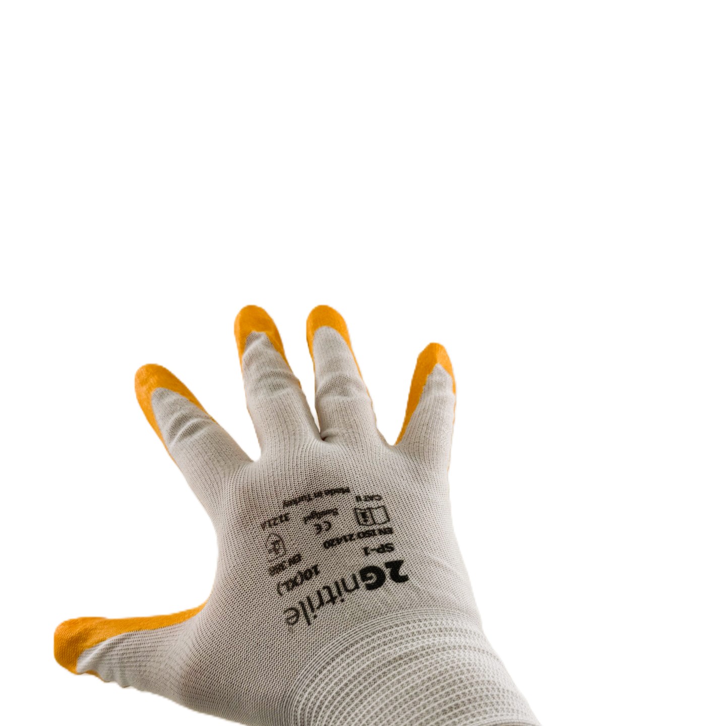 SP-1 NİTRİL KAPLI SARI POLYESTER ELDİVEN NO:10